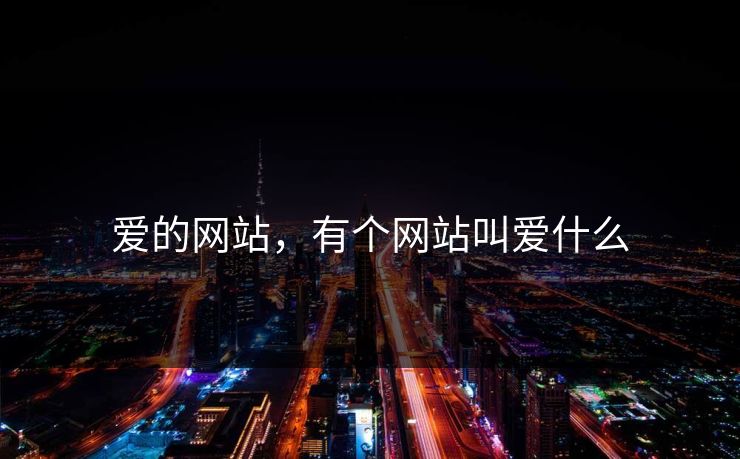 爱的网站，有个网站叫爱什么